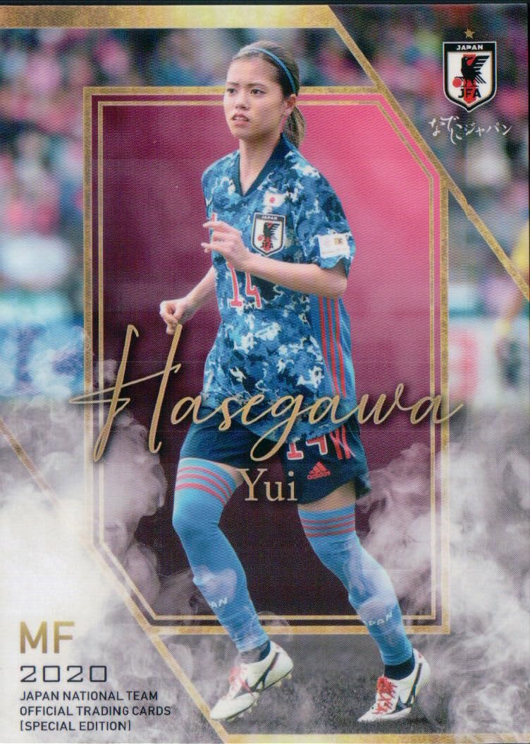 □2019日本代表SE なでしご 長谷川唯 (日テレ ベレーザ) 直筆サインカード/