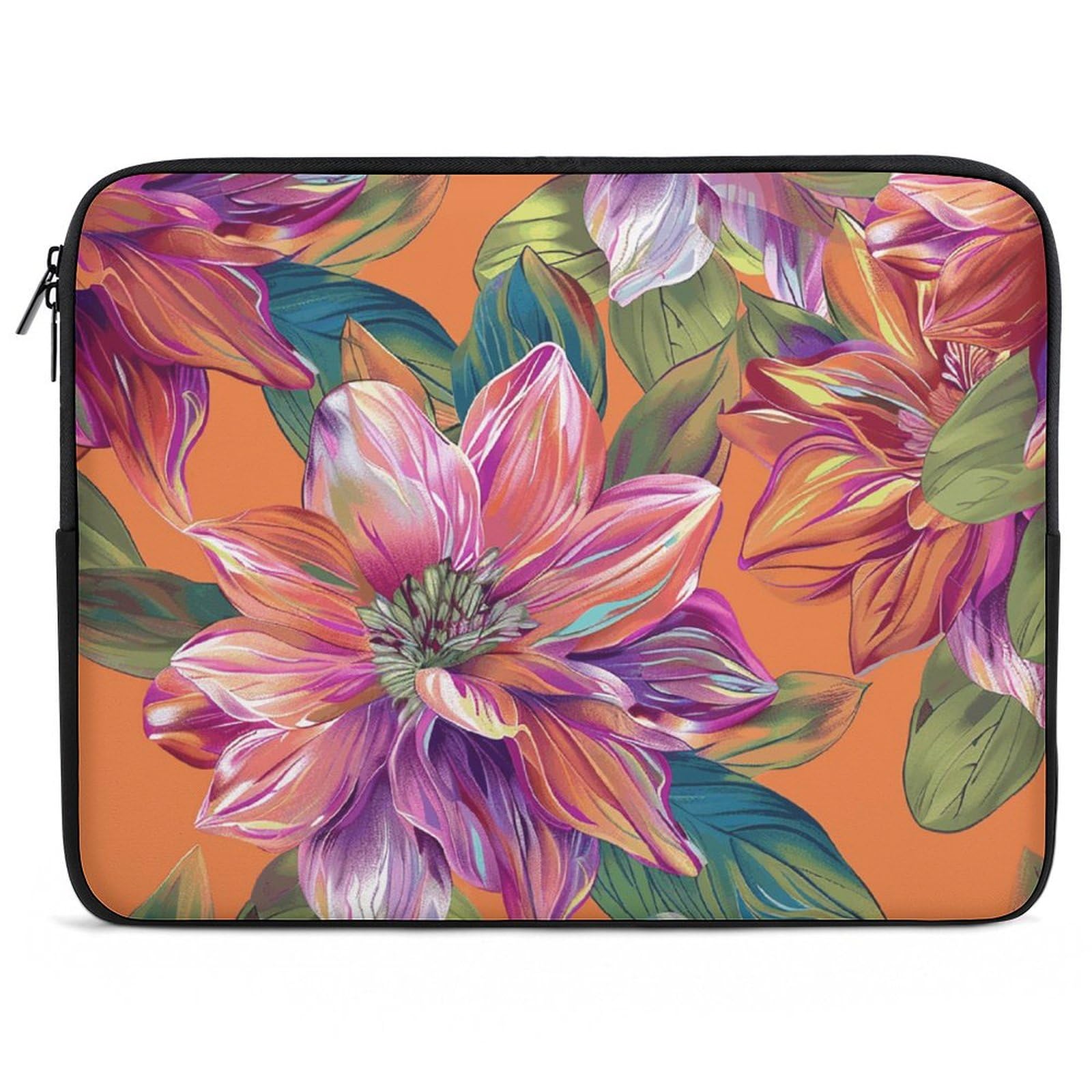 Funda para portátil de 25.4 cm naranja con protección acolchada 8