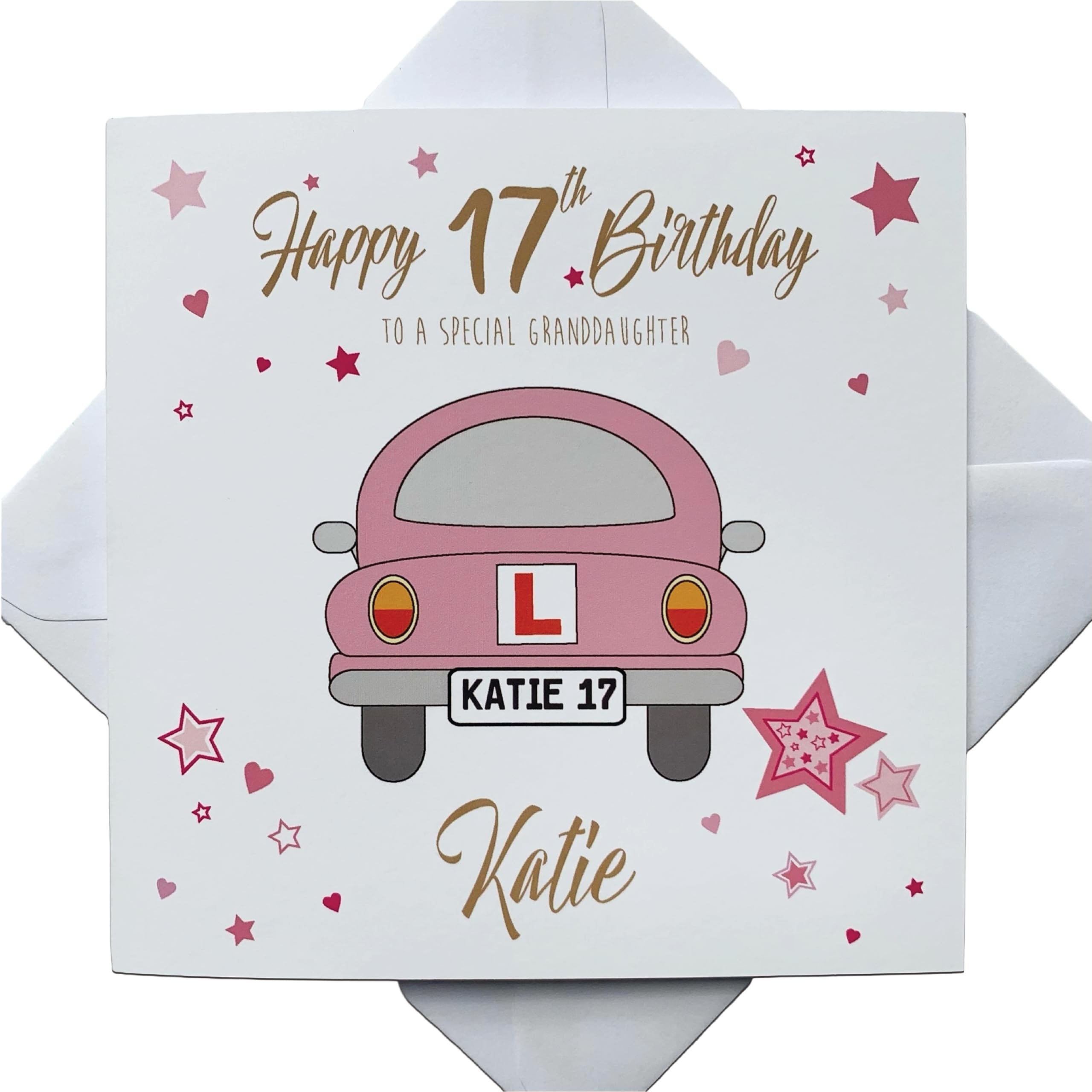 Personalised 17th Learner Driver Birthday Card
