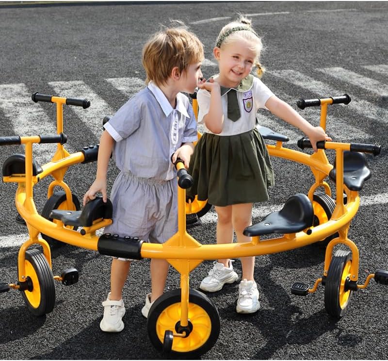 Miniatura 7 de Tricycle for Six-Person Seat,360Rotating Kids Trike,Silent Wheel stires Kids Tricycles,for 2+ and Up Good for Balance Training,Suitable for