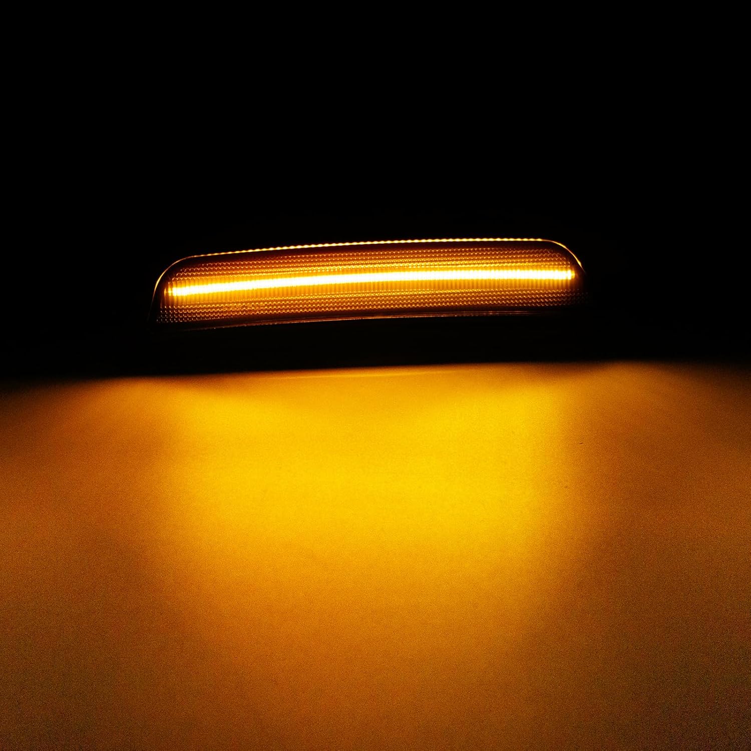 LED Side Marker Lights Compatible with Grand Cherokee 2021–2025,Side Markers Lamps Lights Parking Lights Smoked Lens Yellow Light