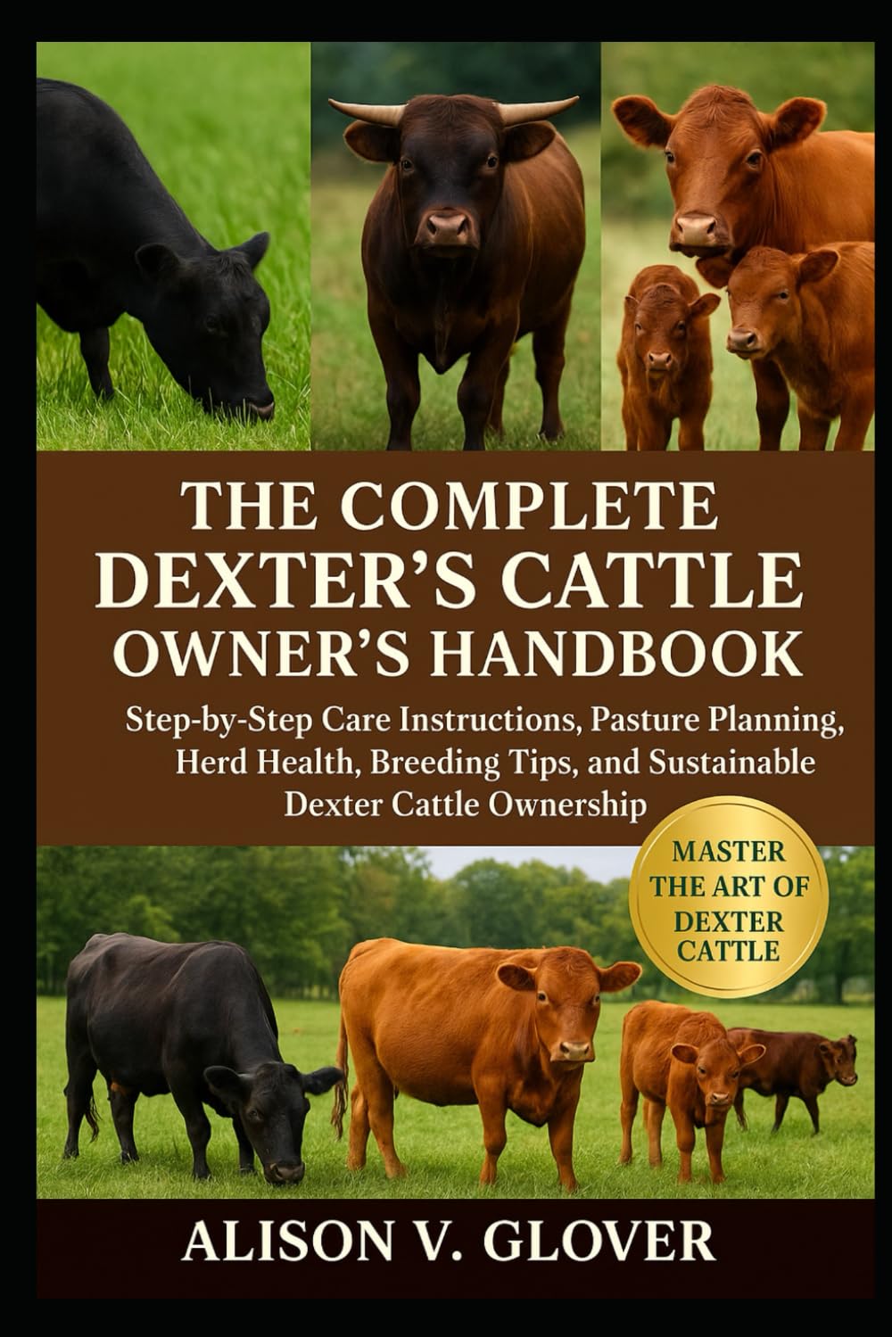 THE COMPLETE DEXTER’S CATTLE OWNER’S HANDBOOK: Step-by-Step Care Instructions, Pasture Planning, Herd Health, Breeding Tips, and Sustainable Dexter Cattle Ownership