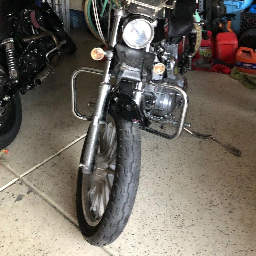 KUAFU Highway Crash Bar Compatible with 1984-2003 Harley Sportster 883 1200 Roadster XLS Engine Guard Chrome