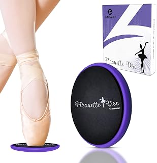 Ballet Pirouette Disc for Dancers - Portable Turn Disc for Dancing on Releve, Gymnastics and Ice Skaters - for Better Pirouette Technique, Releve, Turns and Dance Spinning