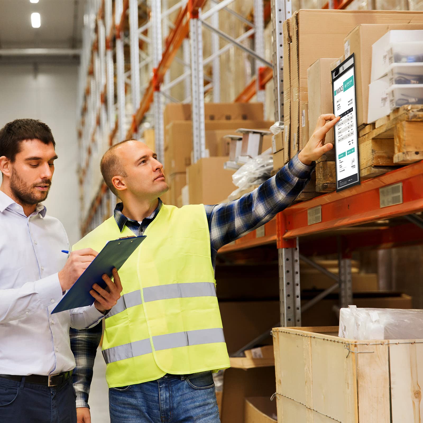 Tamaki 8 Pack Dry Erase Pockets Sleeves With Rings, 10 X 14 Inch Ticket Holders Clear Plastic Sheet Protectors For Teacher Classroom Supplies, 8