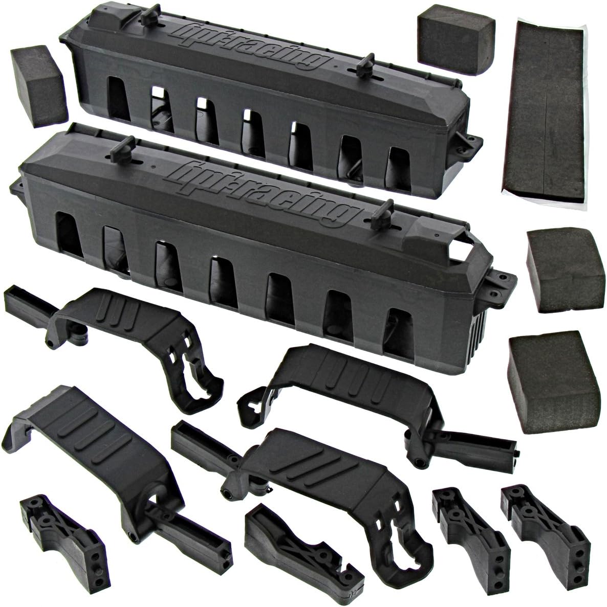 HPI 1/8 Savage XL Flux BATTERY BOX TRAY, MOUNT SET, FOAM PADS & SHEETS