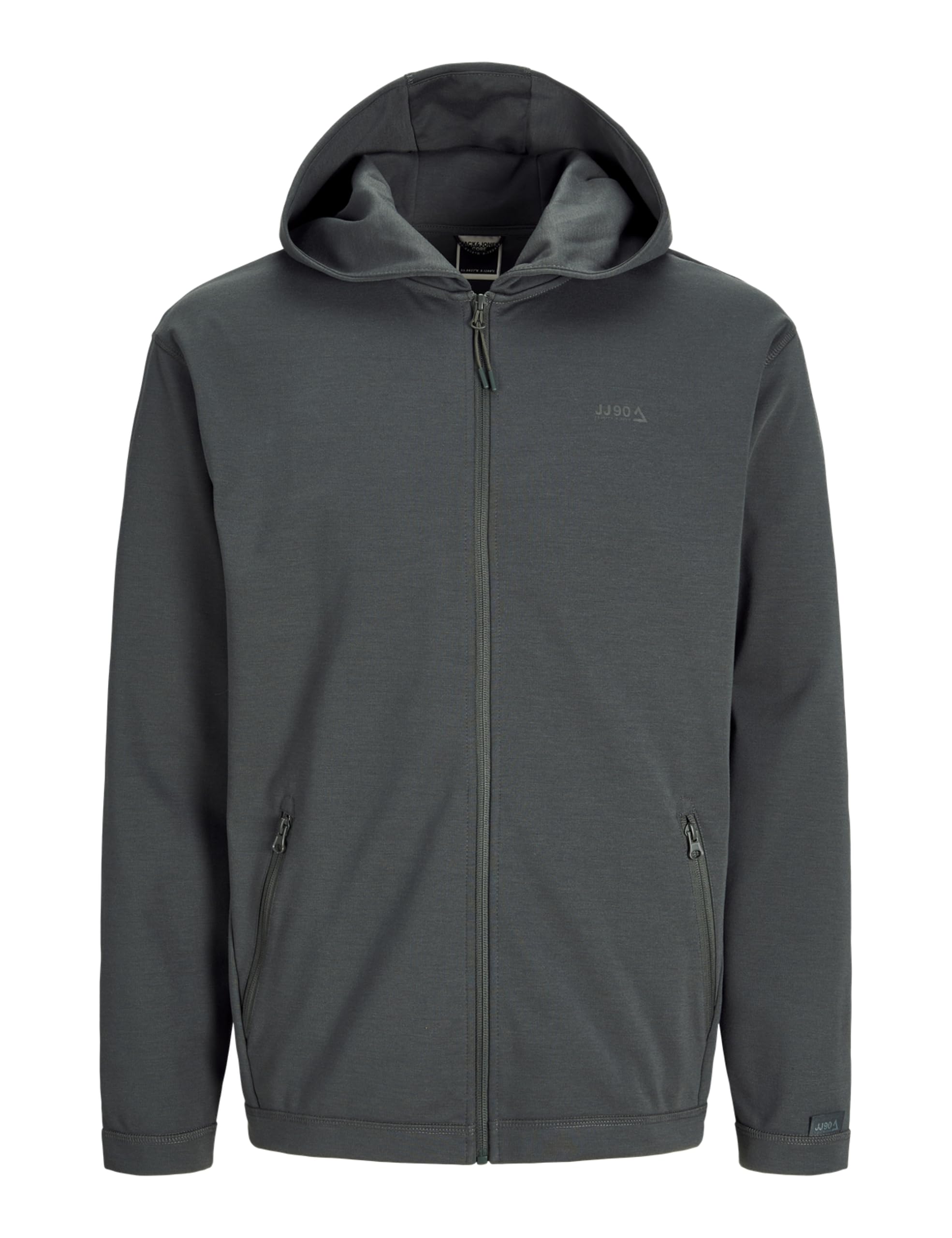 JACK & JONES Male Hooded Jacket Plain Hooded Jacket, Urban chic, S