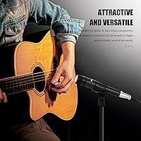 Vista 5 de M57 Vocal Dinámico Estilo Clásico Micrófono Audio Instrumento Clásico Profesional Dinámico Cardioide Unidireccional con Cable, para Instrumentos