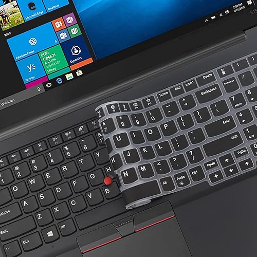Miniatura 6 de Funda de teclado para Lenovo ThinkPad E15 Gen 4/3/2, ThinkPad L15 Gen 2/1, ThinkPad T15 T15p T15g P15s P15s P15v Gen 3/2/1, ThinkPad E580 E590 E595