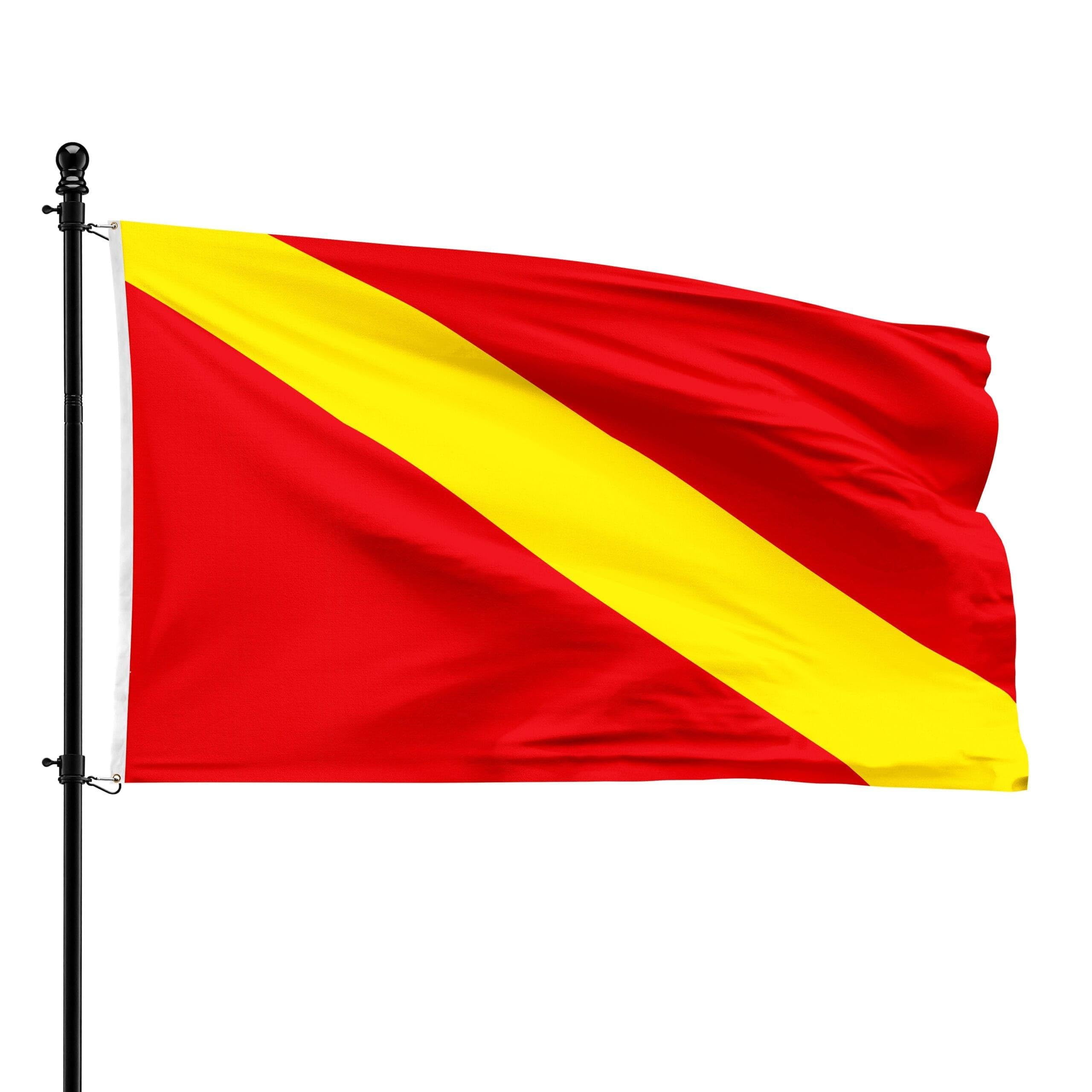 Bandera de Boussu de 90 x 150 cm con acabados premium y costuras reforzadas