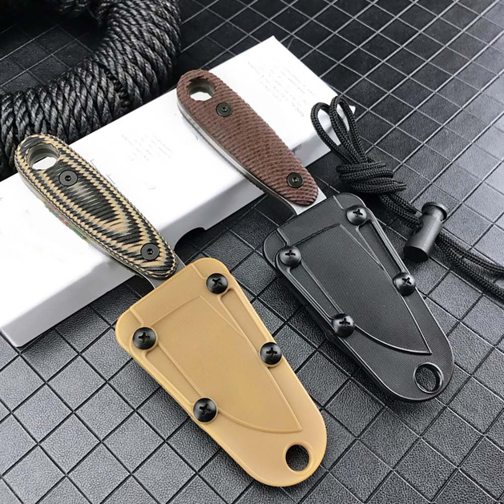 Kleine handliche werkzeug stahl messer scharf rutschfest Robust Abriebfest Tragbare Camping outdoormesser edc Festes Gegen Full Tang messer Jagdmesser Feststehende klinge tanto D2 gürtelmesser Scheide