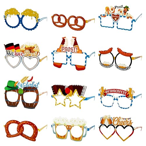 36PCS Oktoberfest Party Glasses Party Decorations – German Themed Beer