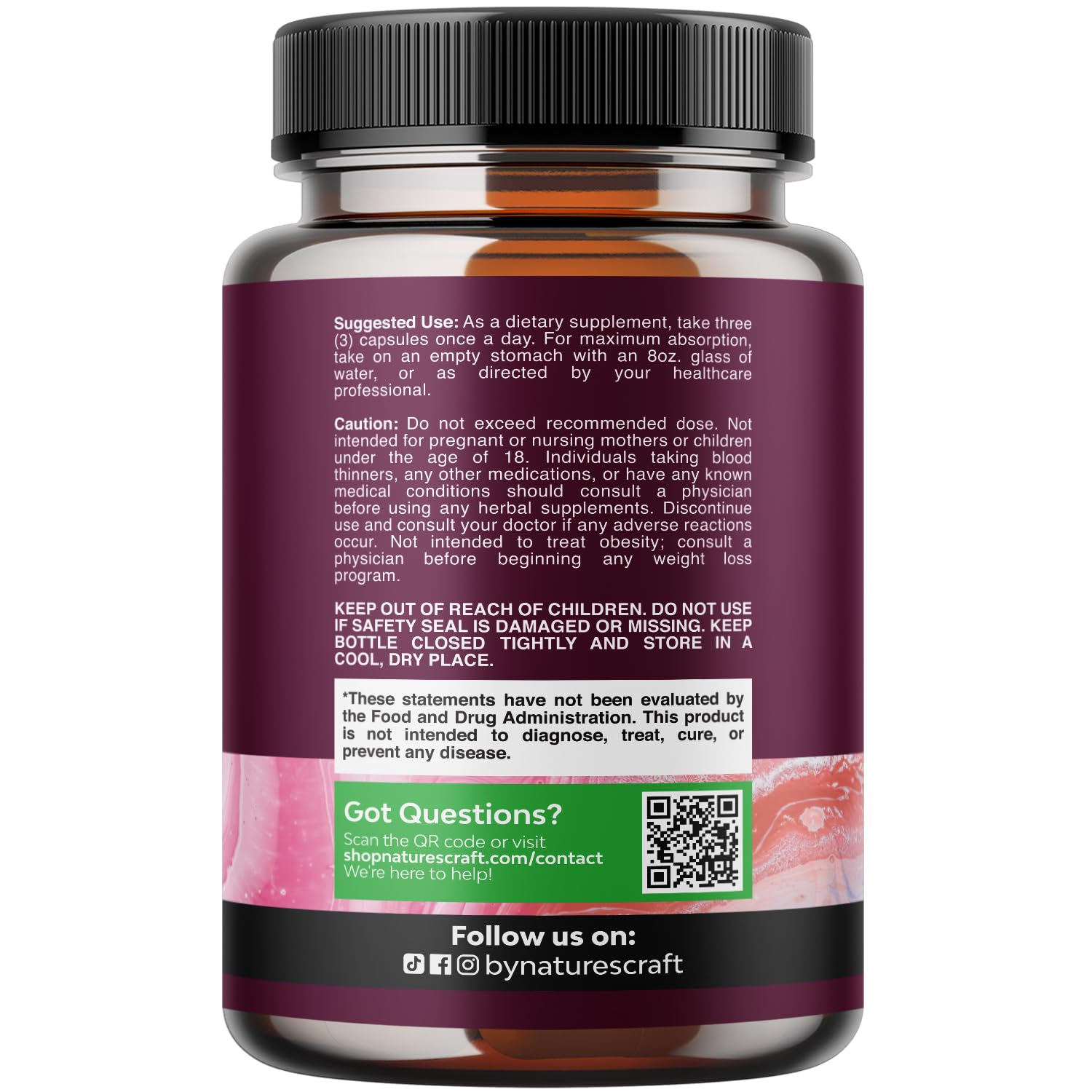 Advanced Multi Collagen Peptides Capsules - Skin & Hair Support - 120 Ct — Amazon image 8