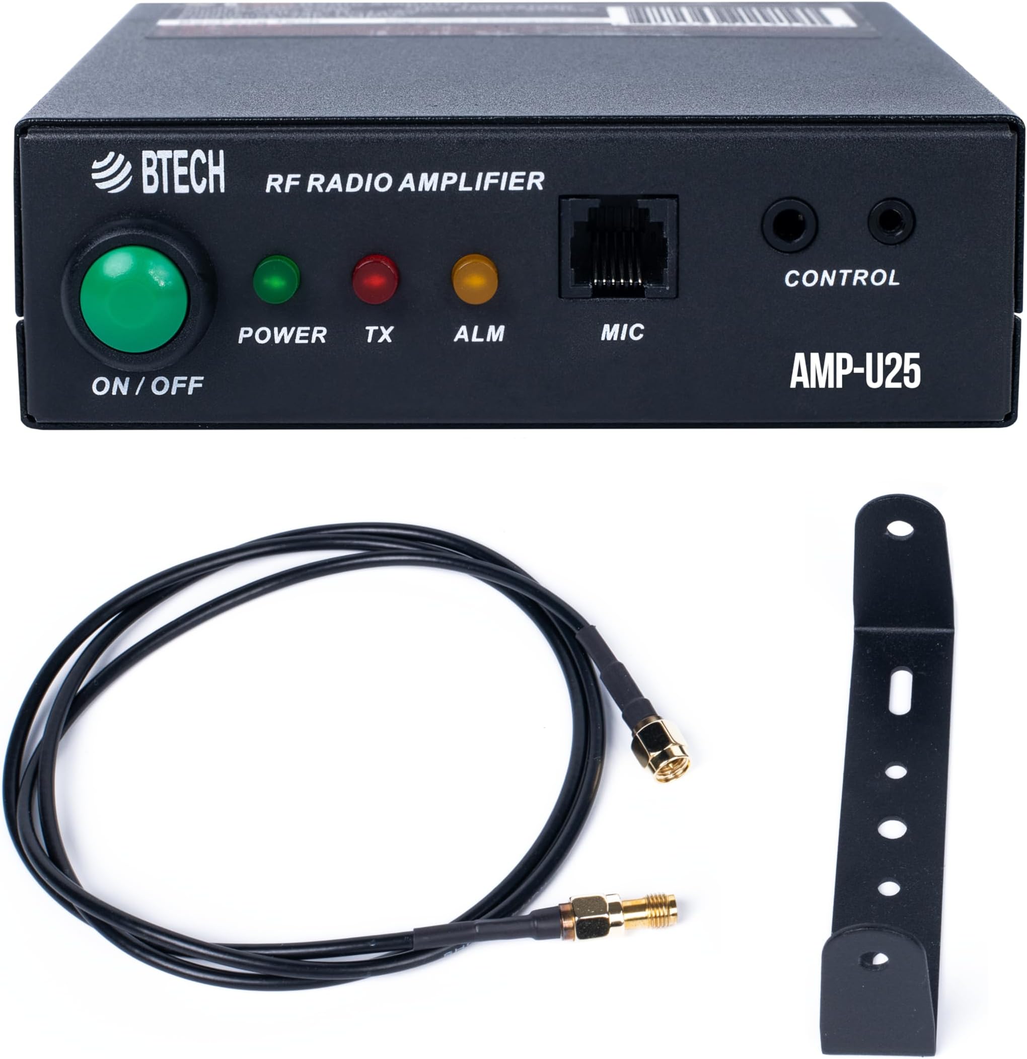 AMP-U25 Amplifier | 20-40W Power Boost for UHF (400-480MHz) | Compatible with Handheld Radios | Amplifies Analog and Digital Modes | Ideal for Mobile, Field, & Home Use