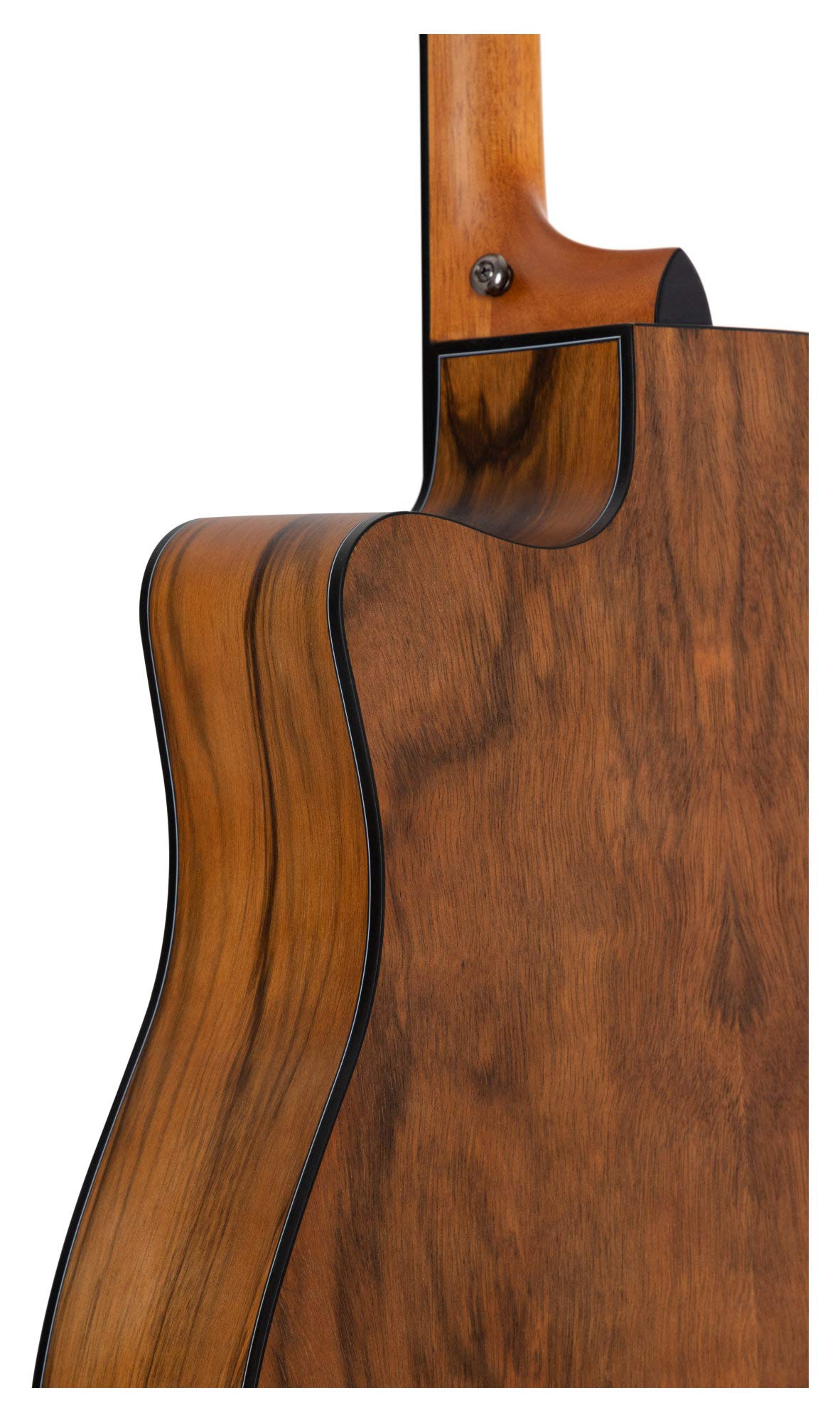 Rocktile WSD-100C NT Set de Inicio Guitarra Western, Tapa: Picea, X-bracing | Forma del cuerpo: Dreadnought de hombros cuadrados con cutaway, Fondo y aros: Caoba, Mástil: Okoume, Puente: Nogal, 5 cm