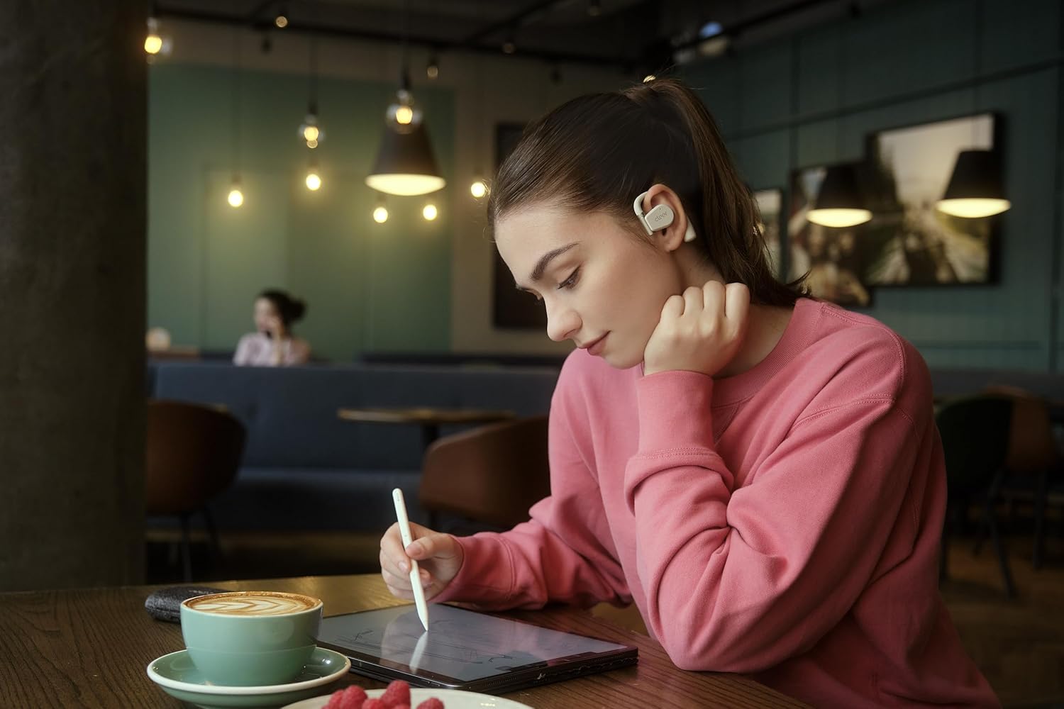 Cleer ARC II Open-Ear True Wireless Bluetooth Headphones,Snapdragon Sound,Multipoint Connection,Secure Fit,IPX5 Waterproof,Crystal Clear Calls,35 Hours Playtime,for iPhone & Android (Light Grey) - Image 8