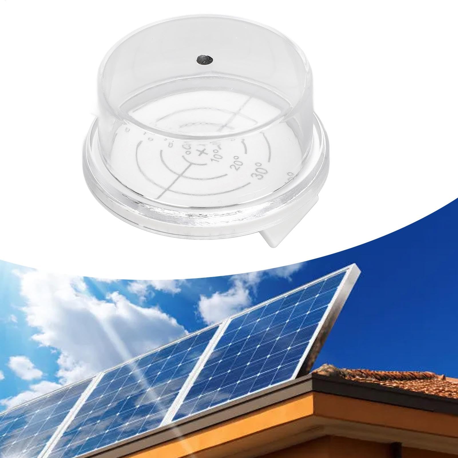 Solar-Tracker Für Solarmodule, Messung Der Rechtwinkligkeit Von Solarmodulen - Wasserdichtes Solarpanel-Messgerät, Solarwinkel-Einstellmesser,Mehrzweck-Handbuch Zum Finden Des Sonnenwinkels Für Faltba