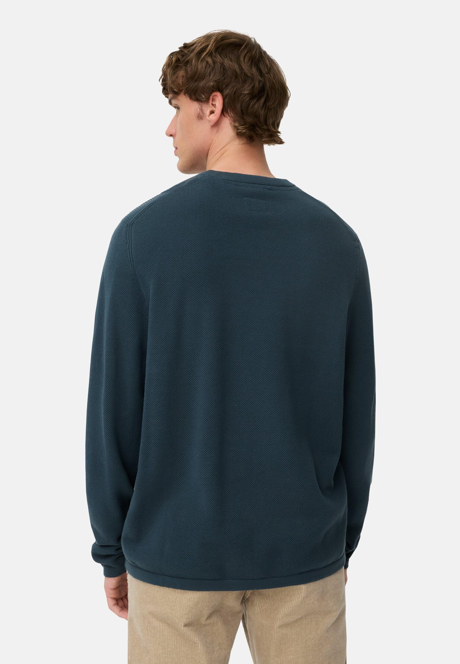 camel active Herren Pullover aus Reiner Baumwolle