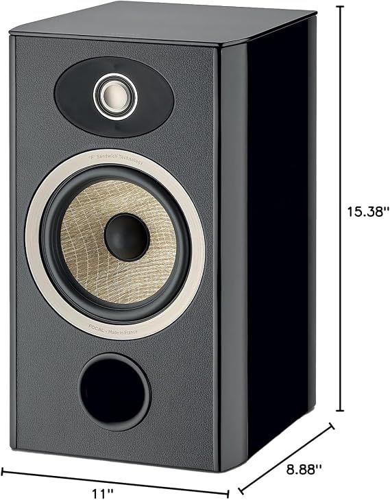 Focal Aria Evo X No. 1 Bookshelf Loudspeakers - Pair (High Gloss Black)