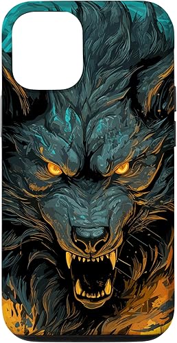 iPhone 15 Pro Fenrir Wolf - Mitología nórdica - Funda Ragnarok Viking