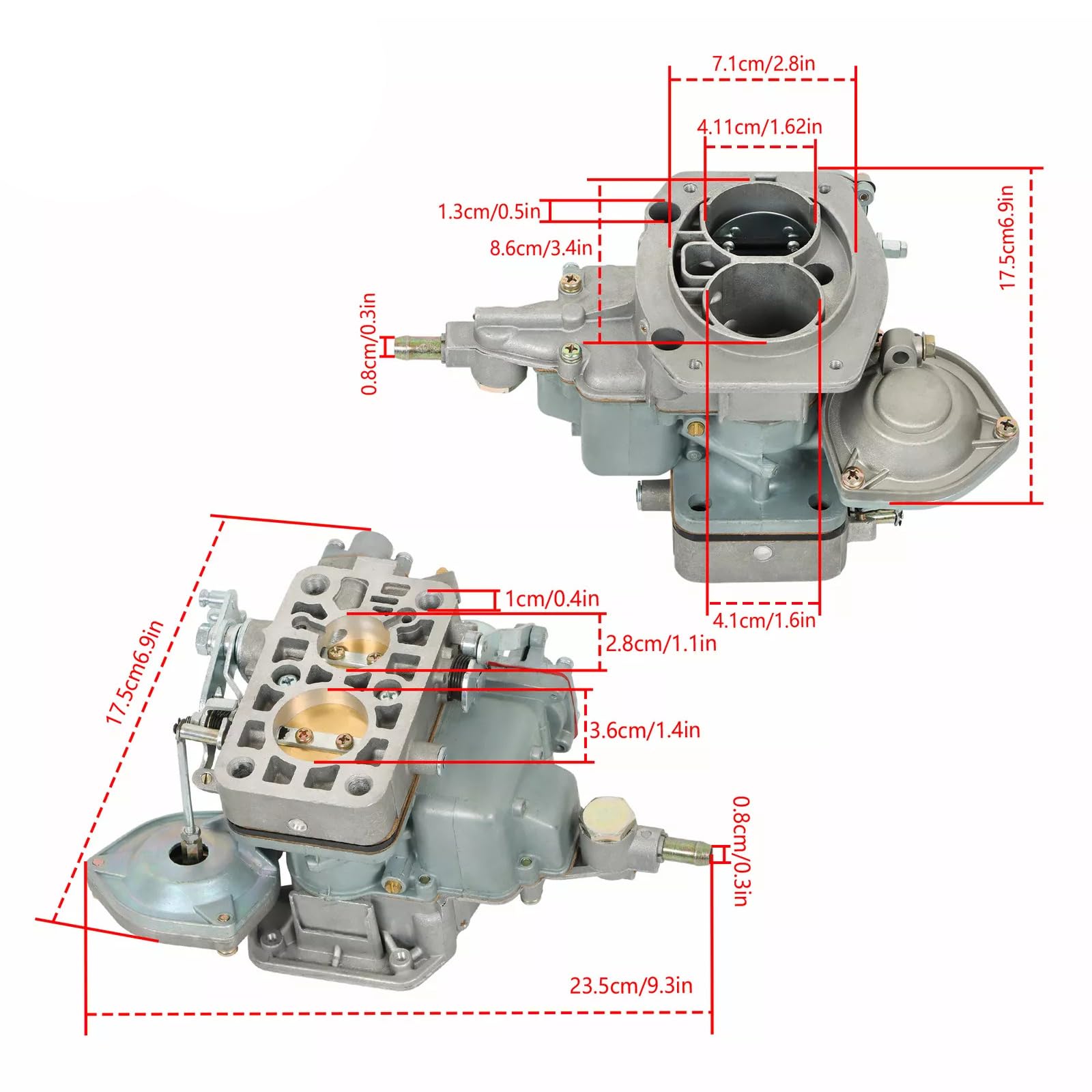 2107-1107010-20 Carburetor Para Lada 2101 2102 2103 2104 2105 2106 2107 Niva 1600