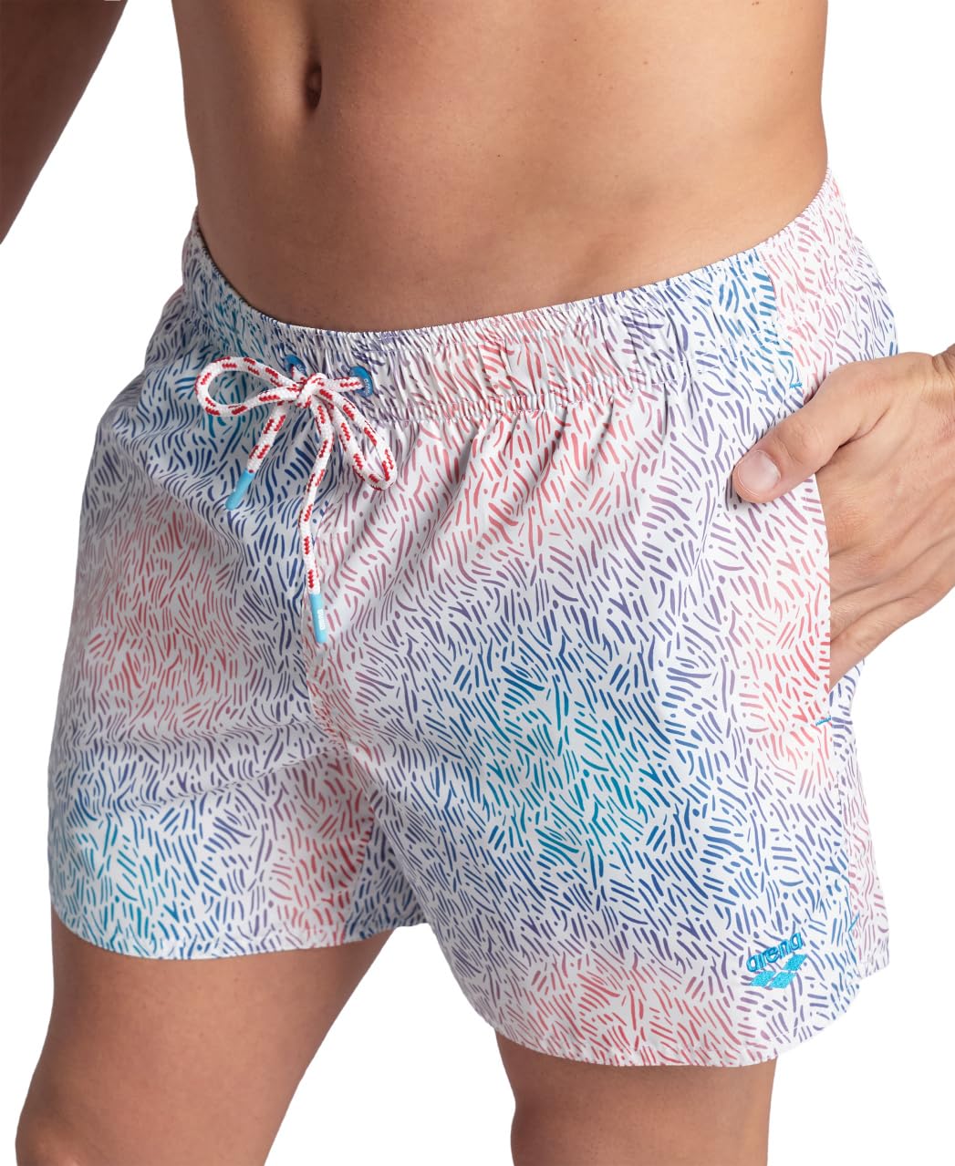 ARENA Men's Water Prints Beach Short Ao Short de Playa Hombre (Pack de 1)