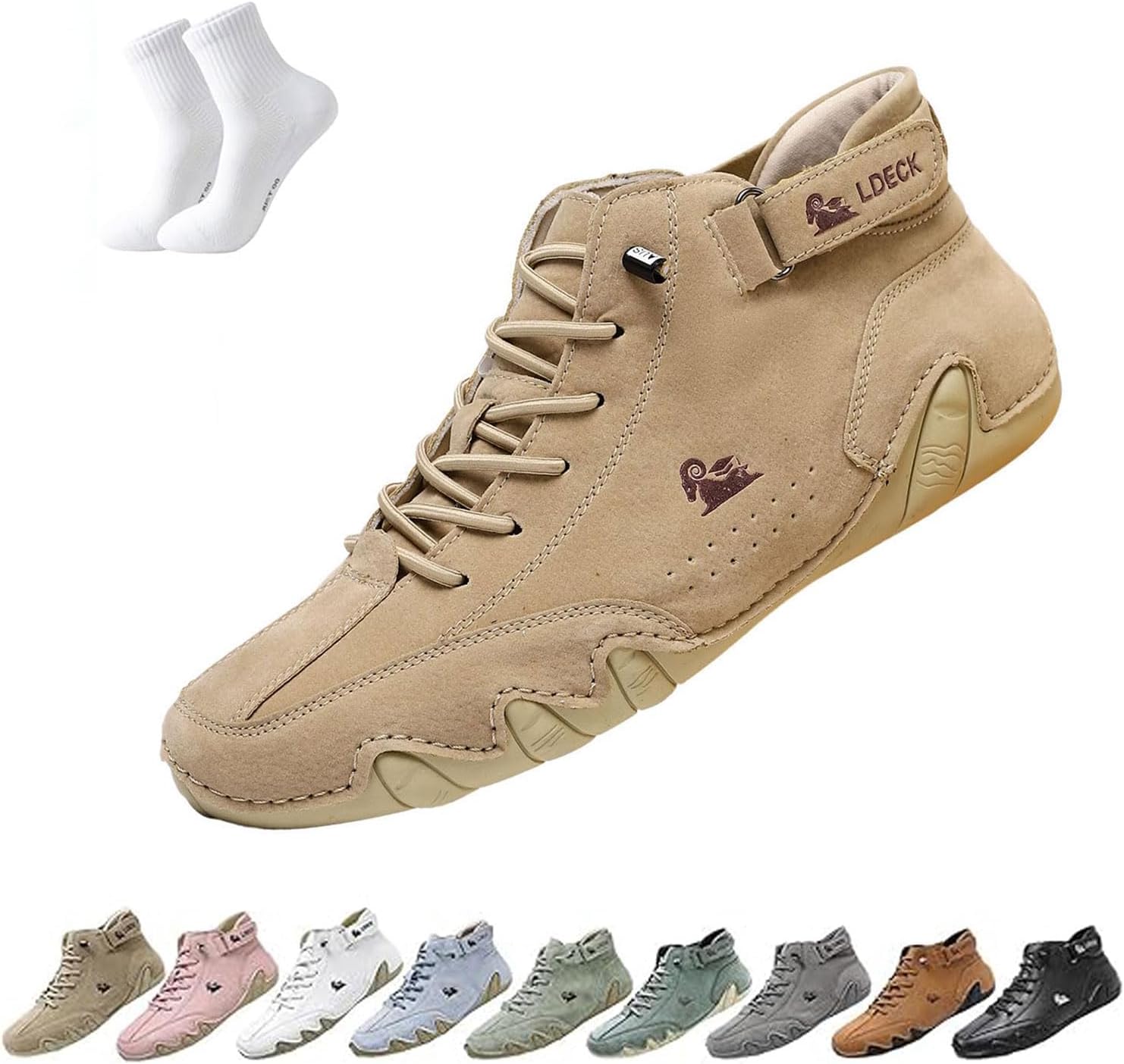 Shoes for Women Men, Nevoldeck Comfortable Waterproof and Breathable Orthopedic Shoes,Slip-On Arch Support Boots