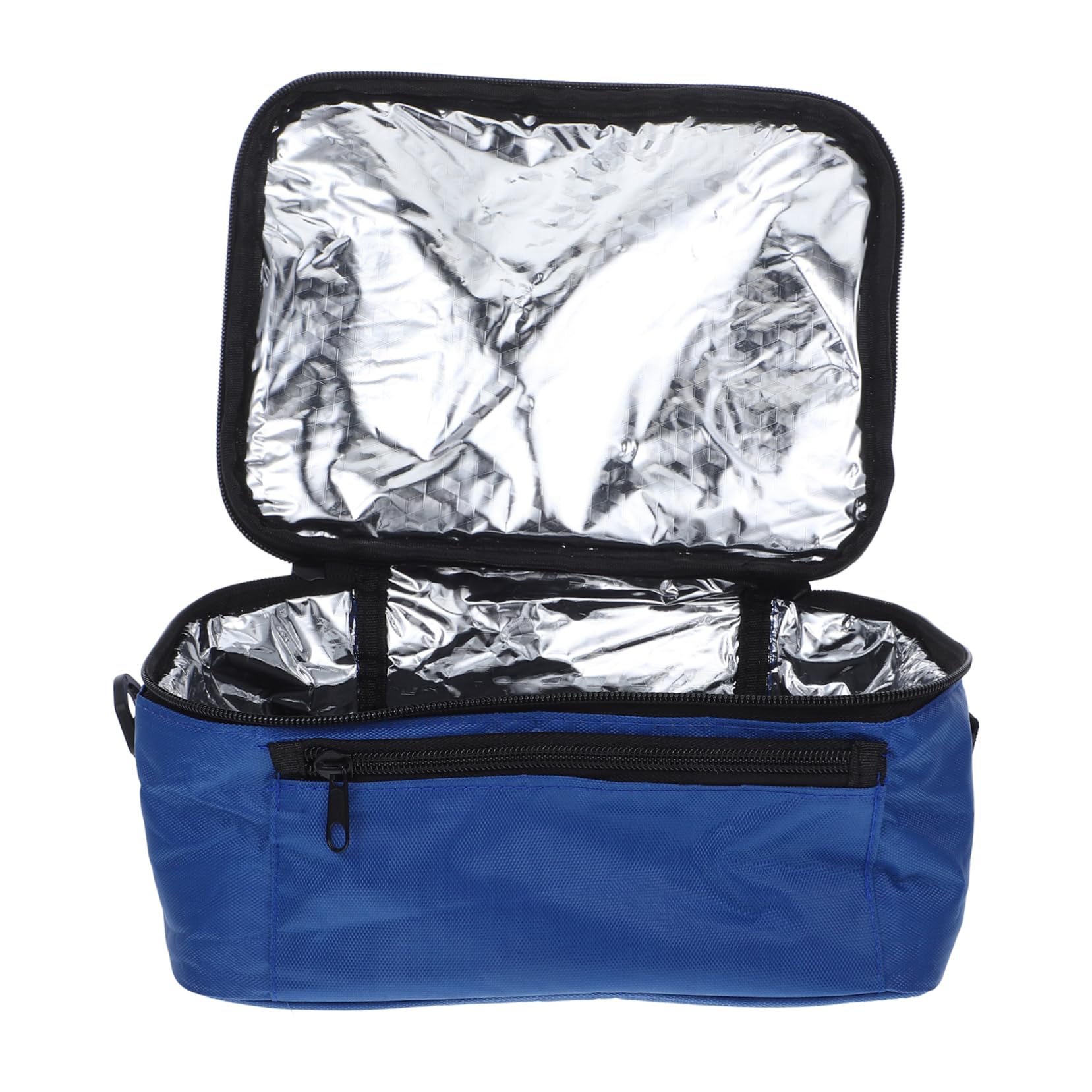 Hemobllo Bolsa Térmica Para Almuerzo y Coche 12v, Gran Capacidad, Oxford Resistente, Aislamiento y Calefacción Eléctrica, Portátil Para Viajes y Exteriores, Color Azul, Asa Para Transporte