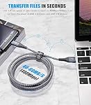sweguard USB C Cable Fast Charge 3.1A [2 Pack, 6.6ft],iPhone 15/16/17 Pro Max Type C Charging Cable Nylon Braided Compatible with Samsung S26 S25 S24 to S21 S8,A72 A53 A52,M30,Note 20,Pixel,LG,Moto