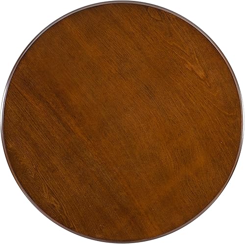 Miniatura 10 de Powell Tarkin - Mesa redonda con pedestal de eje torneado de avellana