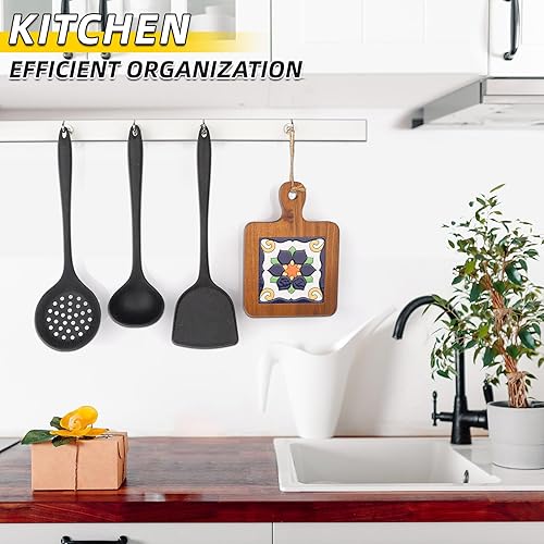 Miniatura 3 de VNDUEEY Paquete de 20 ganchos magnéticos, ganchos magnéticos de 25 libras resistentes, ganchos magnéticos fuertes para crucero, imanes de