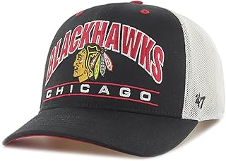 '47 Cappello Regolabile Top Corner Chicago Blackhawks Nero