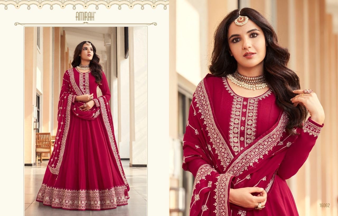 Przebranie weselne piękne designerskie garnitury w stylu Anarkali Lengha indyjskie szwy Shalwar Kameez, Wybór 2, rozmiar uniwersalny