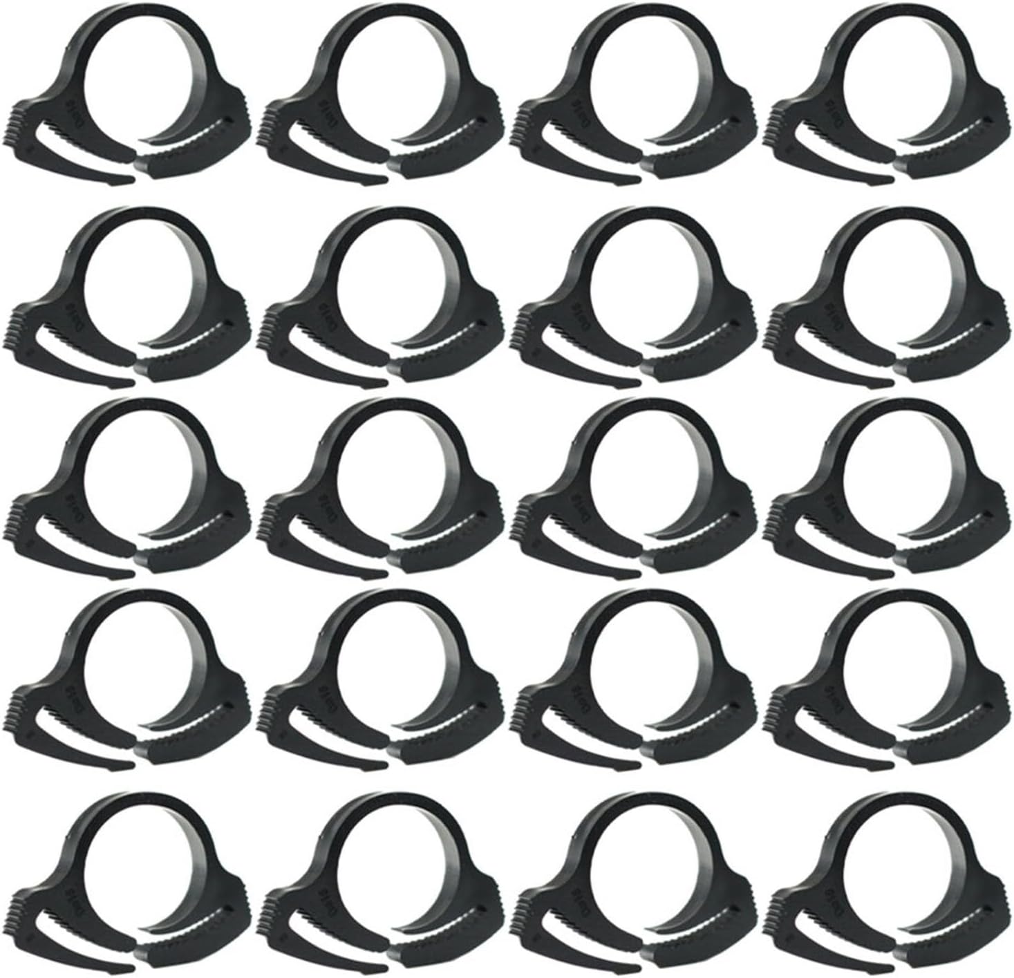 M METERXITY 2-Pack Double Gripping Nylon Hose Clamps, 3/8 - View #8