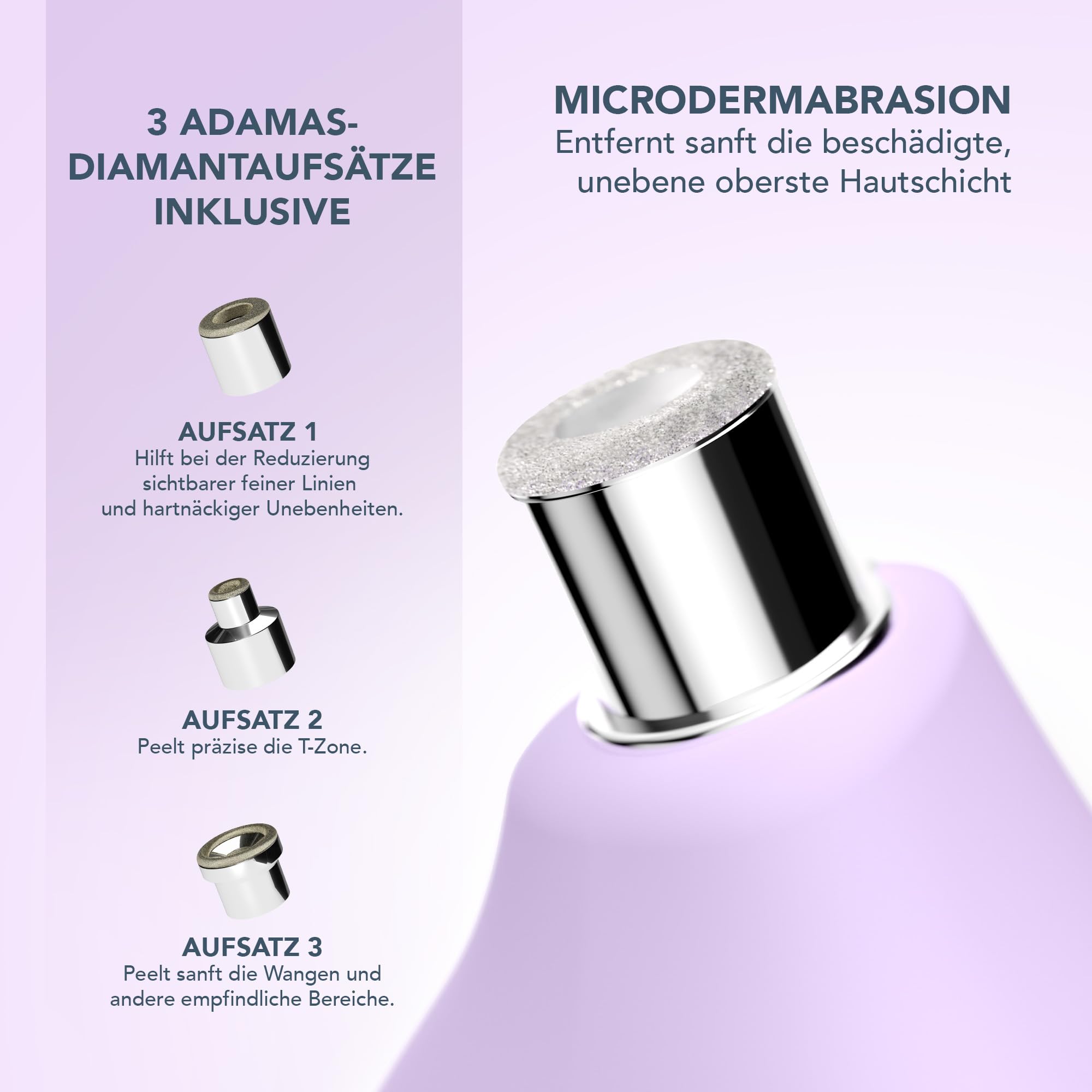 FOREO KIWI derma Mikrodermabrasion + KIWI Poren-Toner-Pads Set | Mikrodermabrasionsgerät, Mitesserentferner, Porensauger, Toner-Pads, Hamamelis, Gesichtspeeling, Diamant