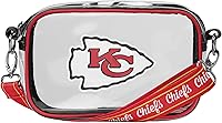 Vista 13 de FOCO NFL Womens NFL Team Logo Stripe Clear Crossbody Bag