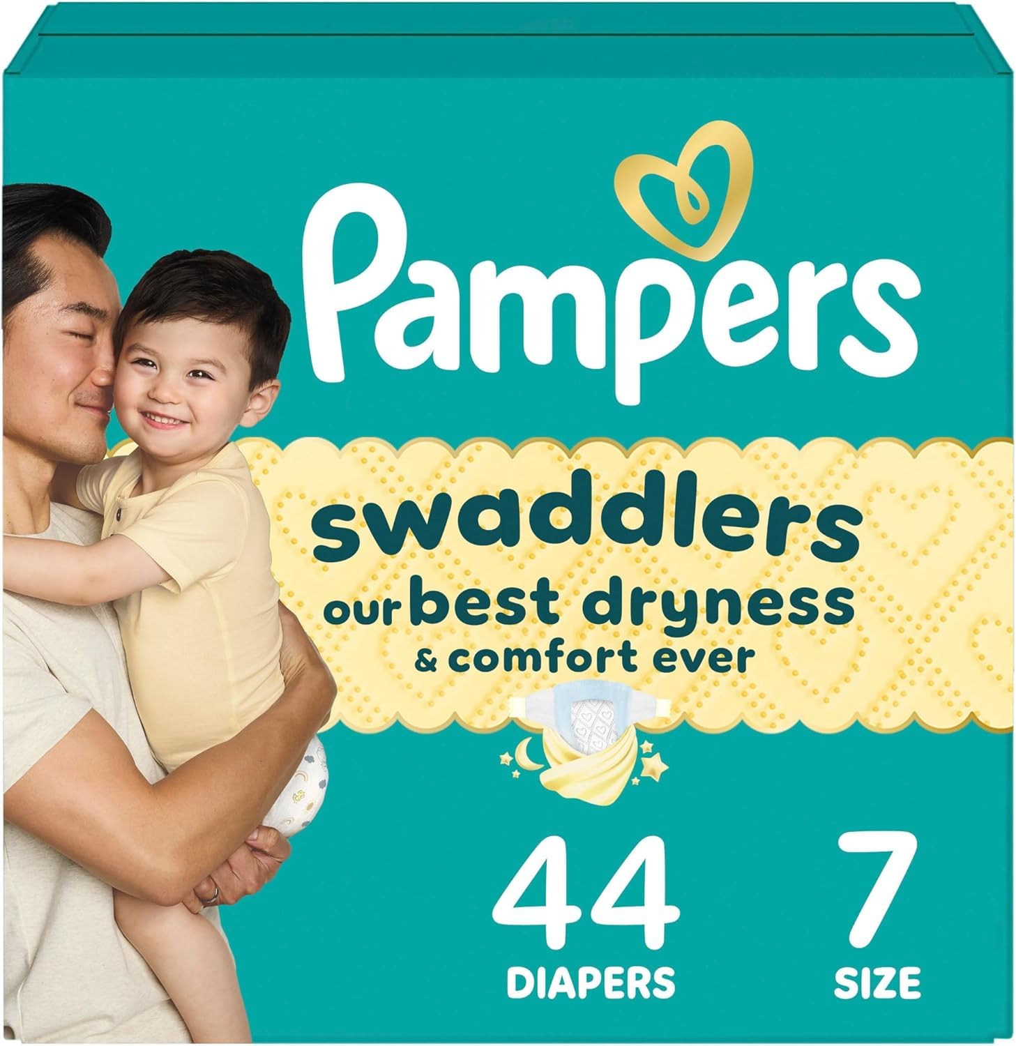 Baby Diapers - Swaddlers - Size 7, 44 Count, Ultra Absorbent Disposable Infant Diaper