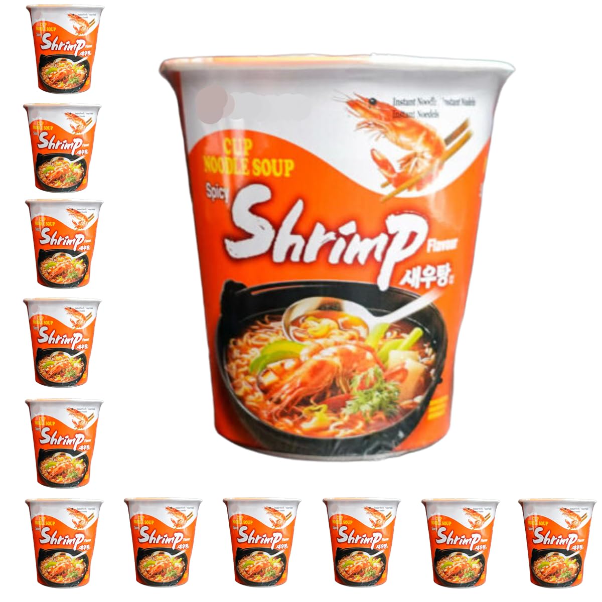 YIJIA | Pack 12 X 68g Ramen Coreano Cup Noodles | Shin Ramyun | Nong shim — view 11