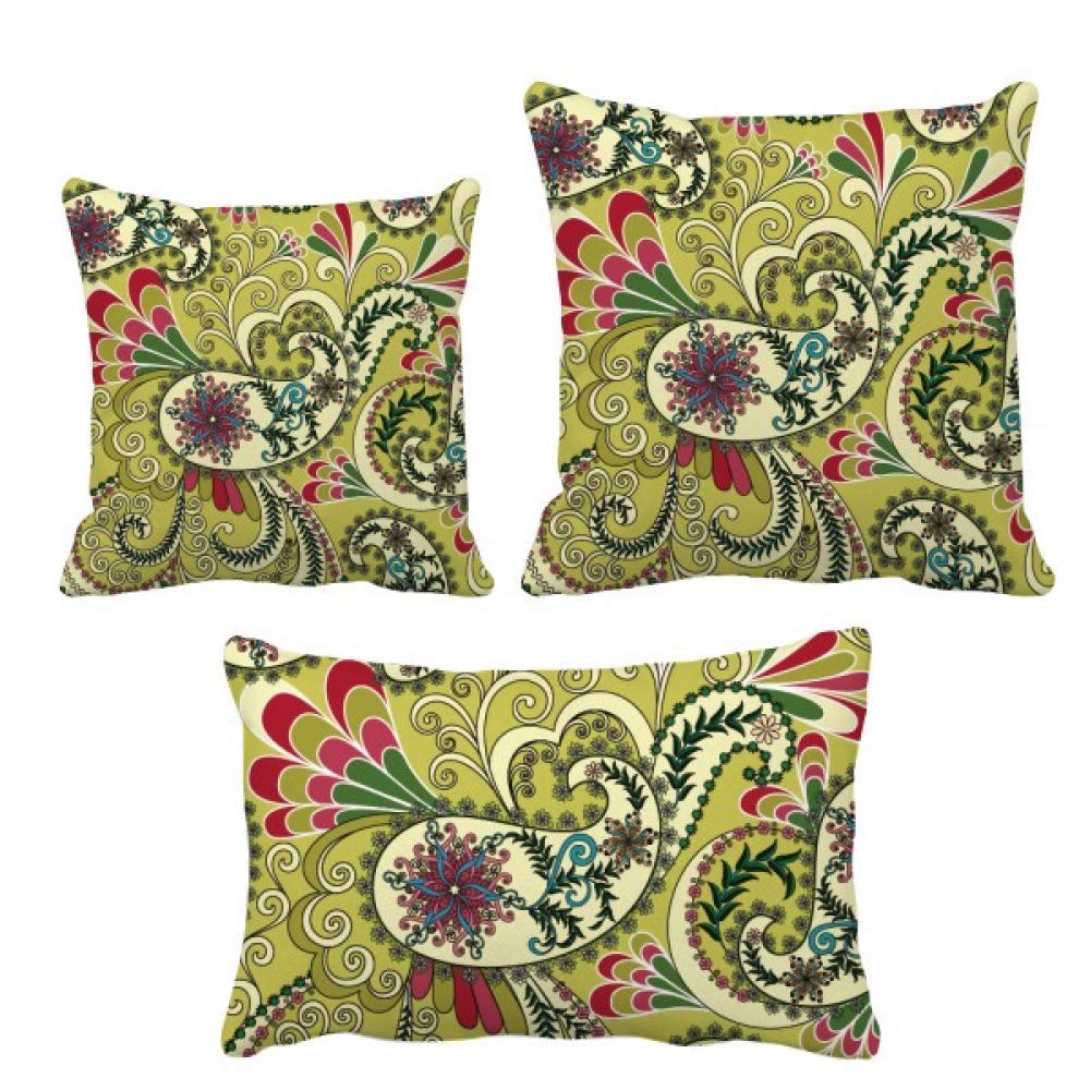 Housse de coussin en plumes de paon motif abstrait pour canapé lit