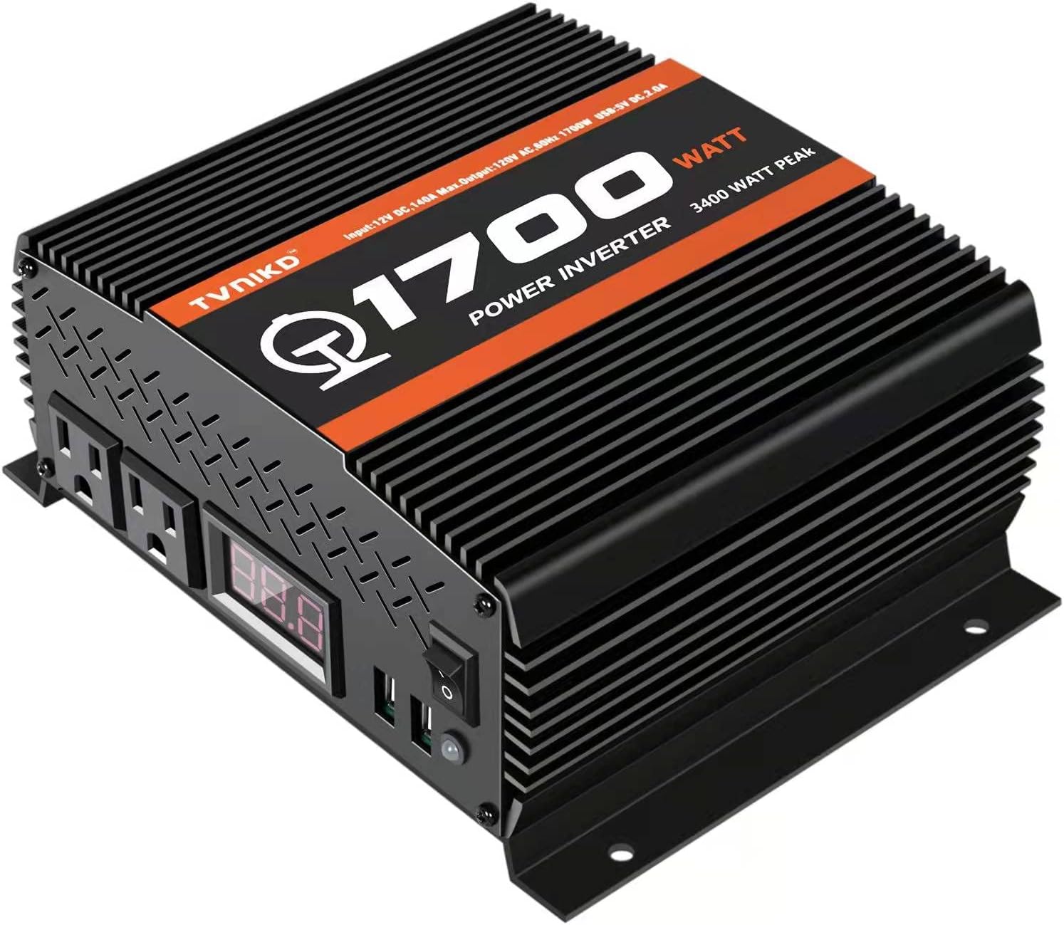 TVNIKD Truck RV Inverter Power Inverter 1700W / 3400W Power