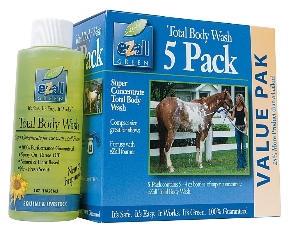 Green Total Body Wash 5 Pack - 5 x 4oz Super Concentrate (each makes 32oz)