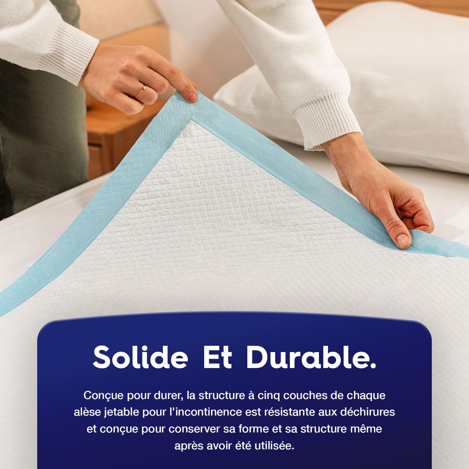 30 x Pulp alèses de Protection jetable pour Incontinence 90cm x 60cm | Tapis de Protection imperméables absorbants pour Matelas, canapé et Chaise pour Enfants, Adultes et Personnes âgées