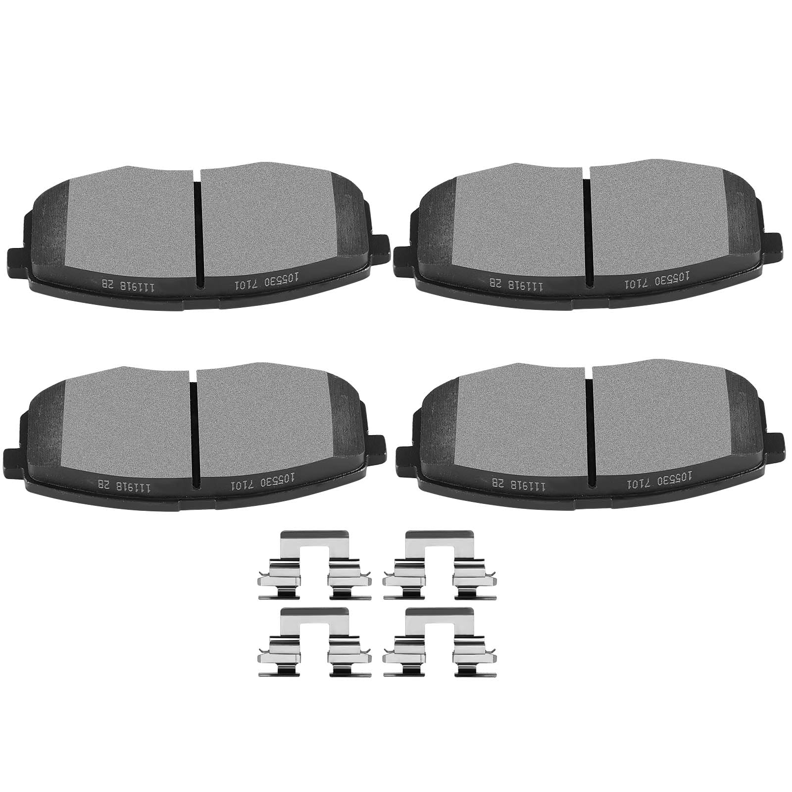 SCITOO D1397 Front Ceramic Brake Pads Sets Fit For Hyundai Elantra 2009-2012,For Kia Forte 2010-2013,For Kia Forte Koup 2010-2013,For Kia Forte5 2012,For Kia Soul 2014-2016