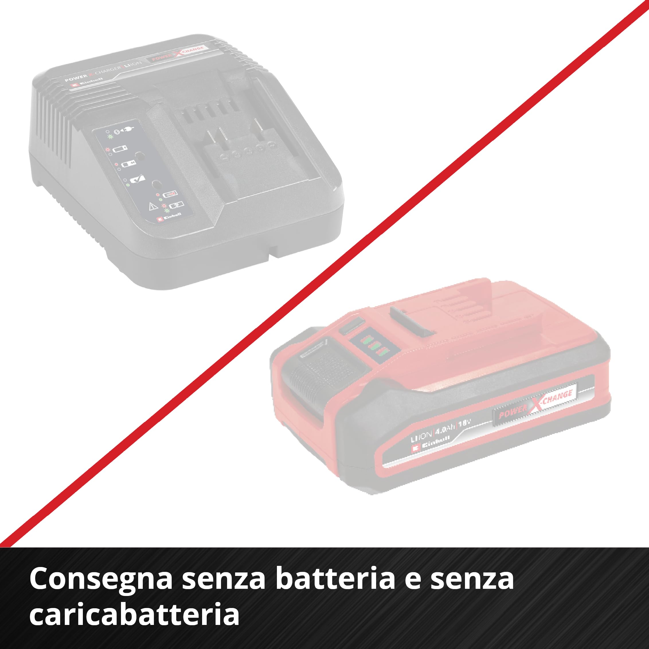 Einhell Pompa da giardino a batteria AQUINNA 36/30 Set Power X-Change (36 V, portata 3000 L/h, altezza mandata max. 26 m, interruttore ECO, incl. tubo flessibile di aspirazione da 4 m, senza batterie)