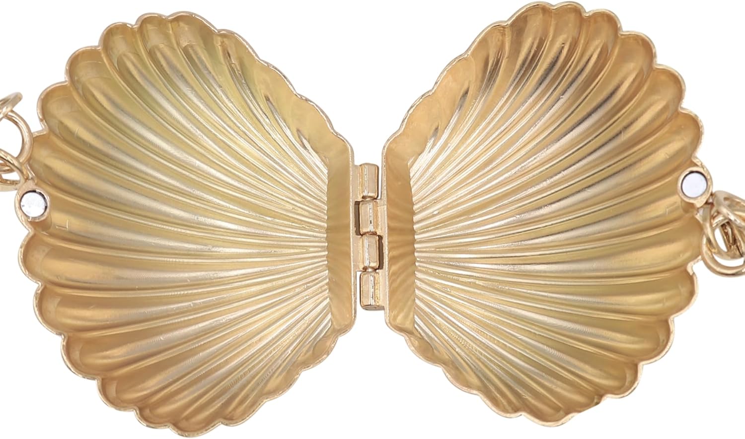 Suillty Women Girls Metal Shell Mini Lipstick Shoulder Bags Fashion Pearl Chain Crossbody Bag Purse Handbags - Image 6