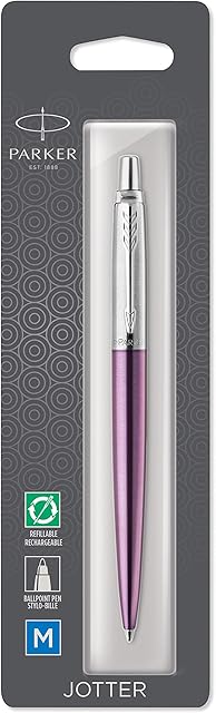 Parker Jotter Ballpoint Pen | Victoria Violet | Medium Point Blue Ink