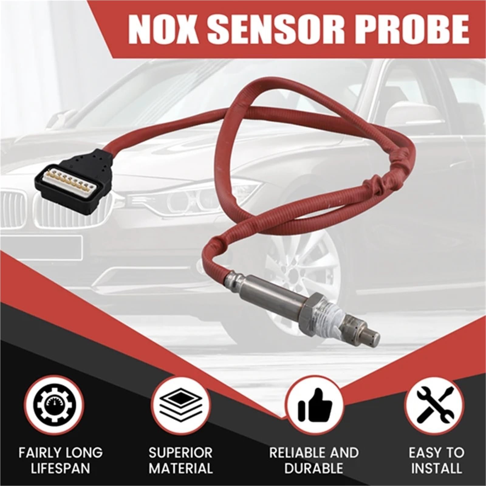 sonda NOx Do X5 X6 F30 F31 E70 F15 E71 F16 13628589844 5WK96697C Auto sonda czujnika Nox azotu tlen
