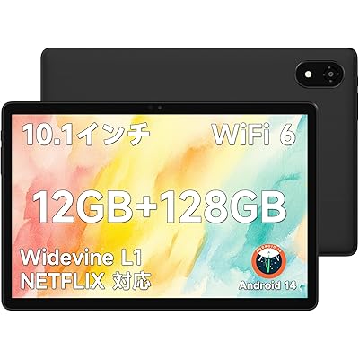 ALLDOCUBE iPlay 60S タブレット 10インチ Android 14 タブレット Widevine L1 Netflix対応 12GB(4+8仮 …
