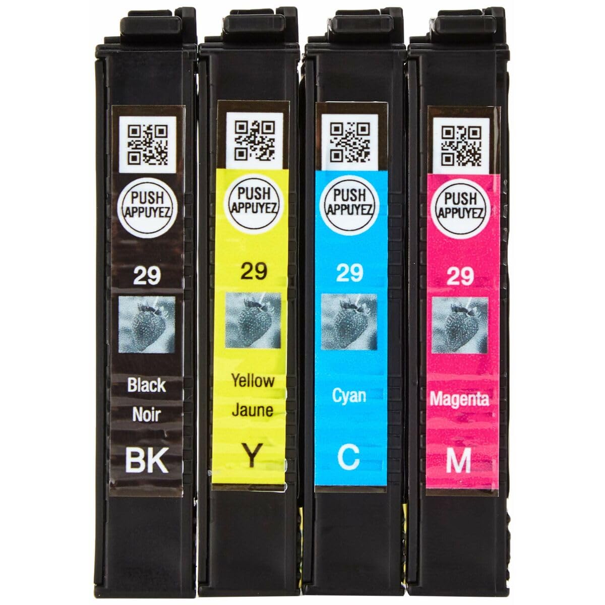 Epson Multipack 29 Fraise, Cartouches d'encre d'origine, 4 couleurs: Noir, Cyan, Magenta, Jaune, XP-235 XP-243 XP-245 XP-247 XP-255 XP-257 XP-332 XP-335 XP-342 XP-345 XP-352 XP-355 XP-432 XP-435
