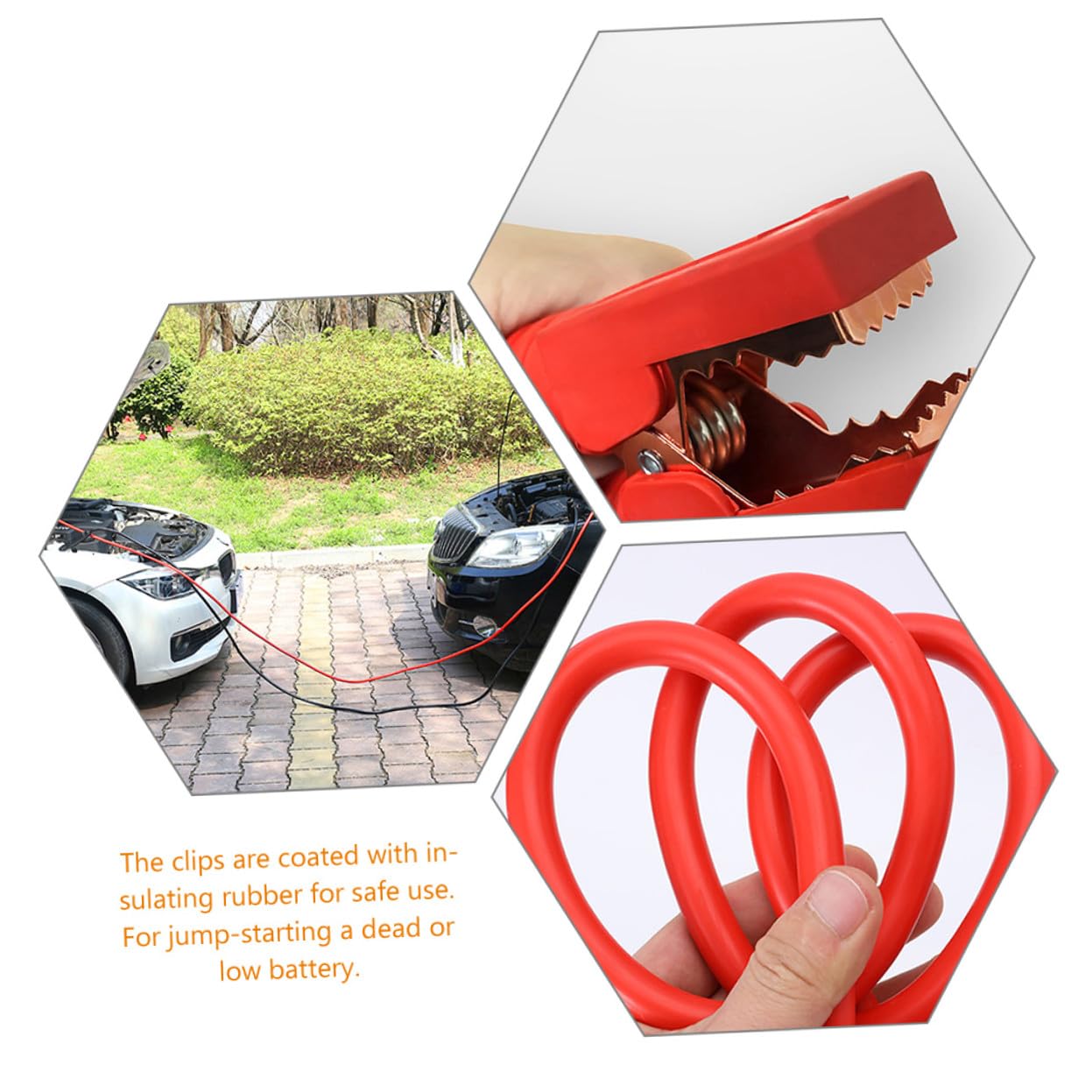 STOBAZA 2500a Clip De Alambre Para Fuego De Cable De Emergencia Para Automóvil Cable De Arranque Para Batería De Coche Herramienta Para Automóvil Pinzas Para De Arranque Para Coche